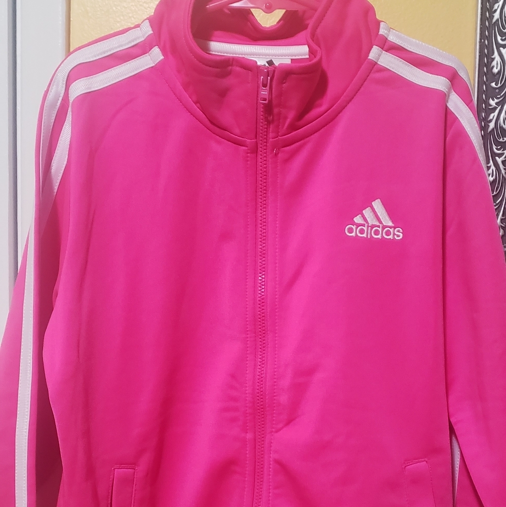 Adidas track jacket for big girl